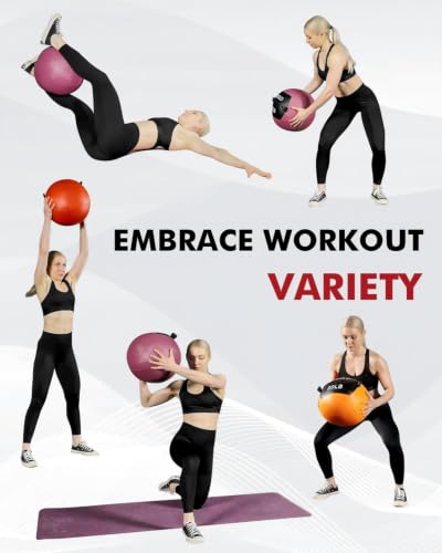 Mikolo Soft Medicine Wall Ball for Strength & Core Training