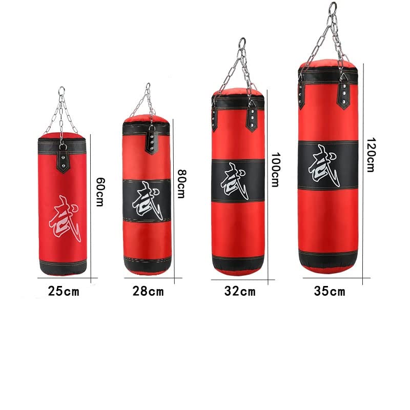 5sssallefaa 100cm Unfilled Heavy Boxing Punching Bag Set