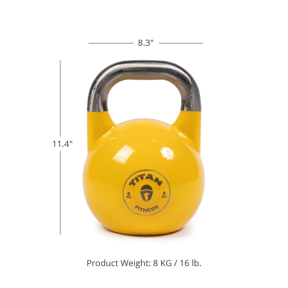 Titan Fitness Competition Kettlebell with KG Markings