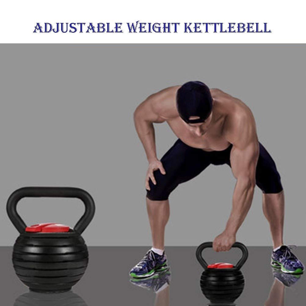AGYH Adjustable 7-Weight Kettlebell 40 lb for Home Gym