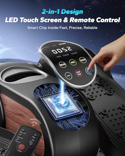 MERACH Under-Desk Elliptical Leg Exerciser for Seated Workouts