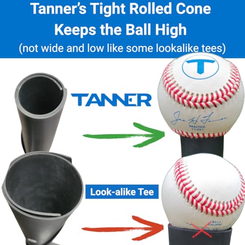 Tanner Tee Adjustable Baseball & Softball Batting Tee