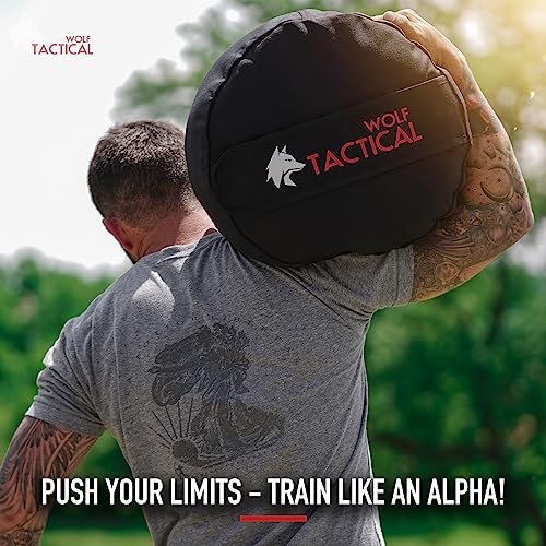 WOLF TACTICAL Weighted Workout Sandbag for Strength Training