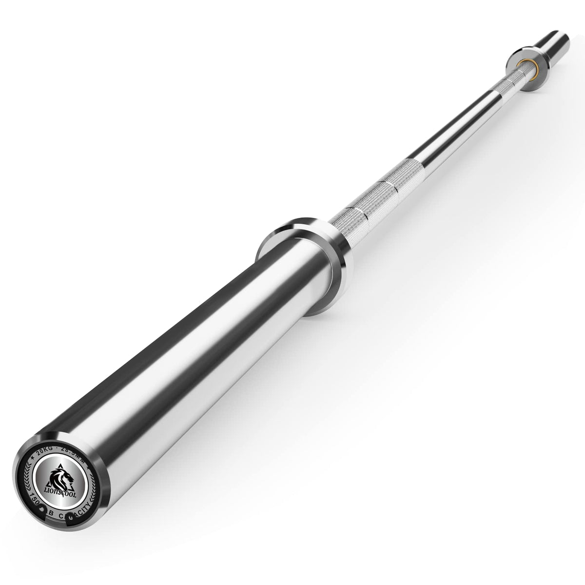 LIONSCOOL 7FT Olympic Barbell for Strength Training
