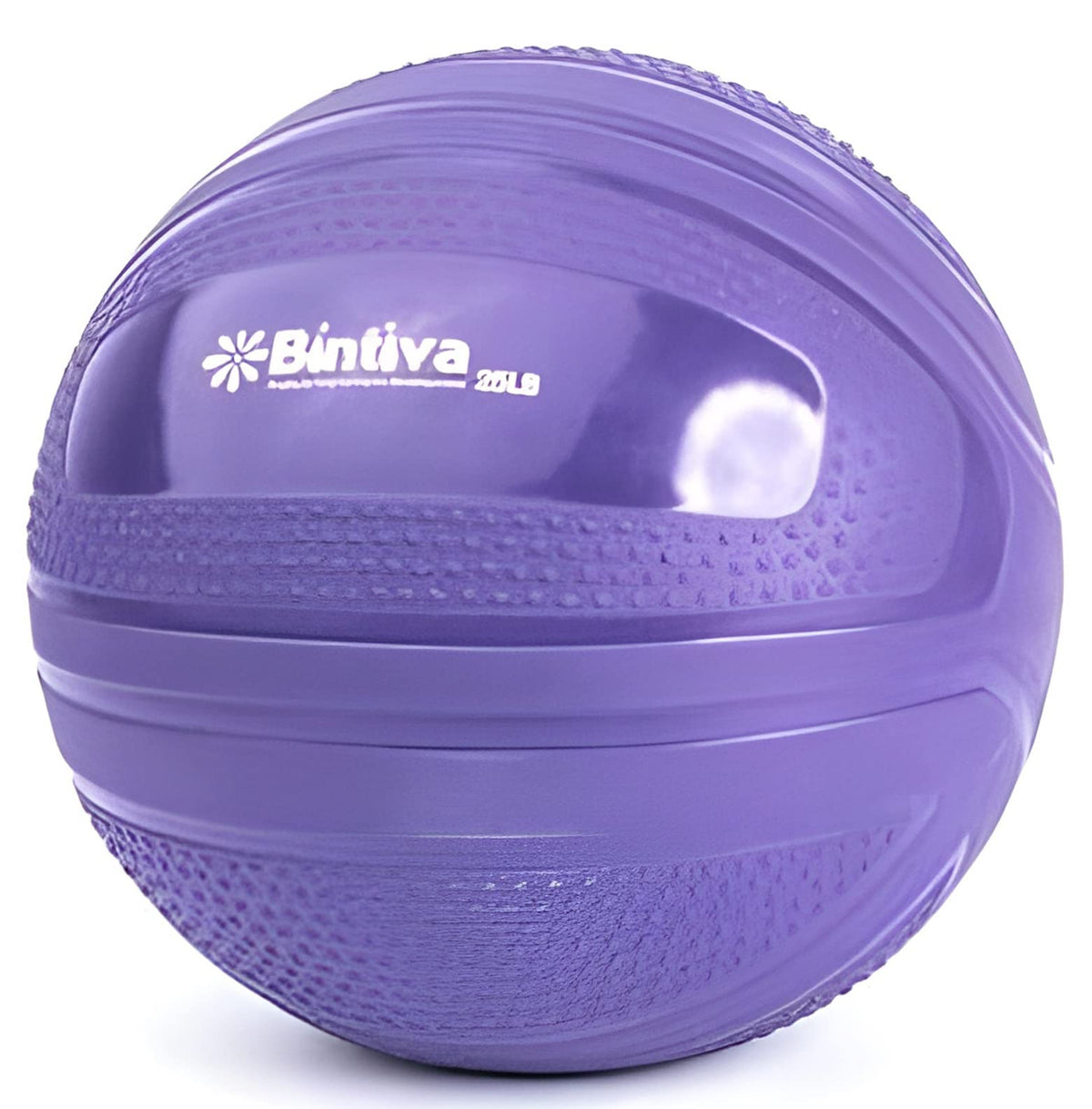 Bintiva Non-Bounce Weighted Slam Ball for Fitness Training