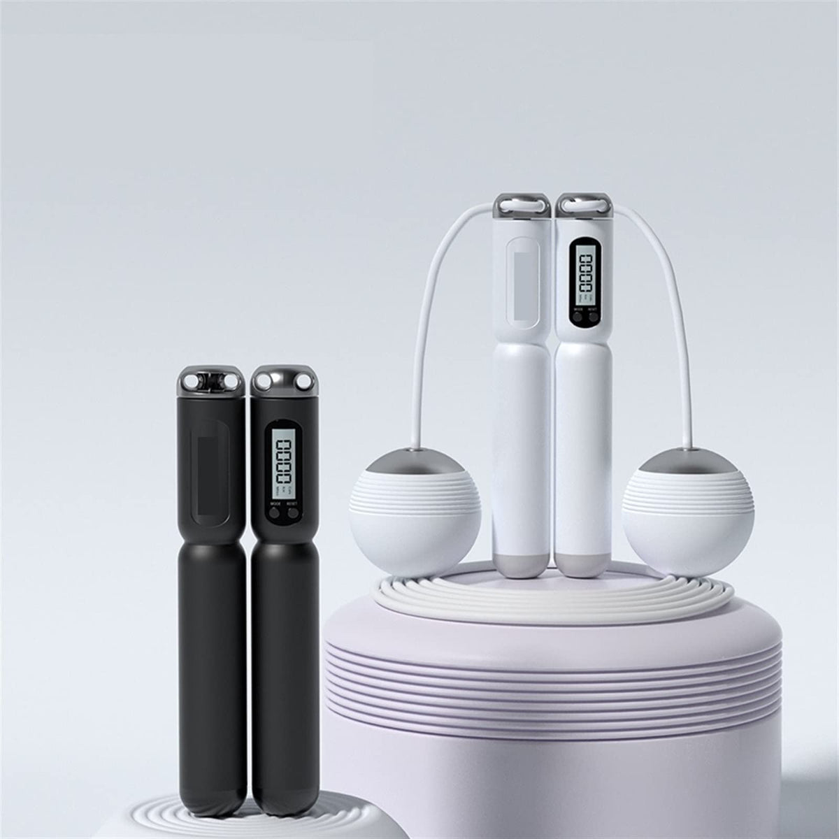 Cordless Smart Jump Rope with Digital Speed Counter