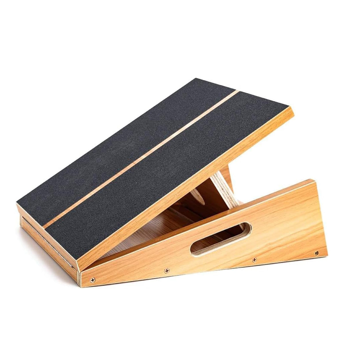 StrongTek Adjustable Wooden Slant Board & Calf Stretcher