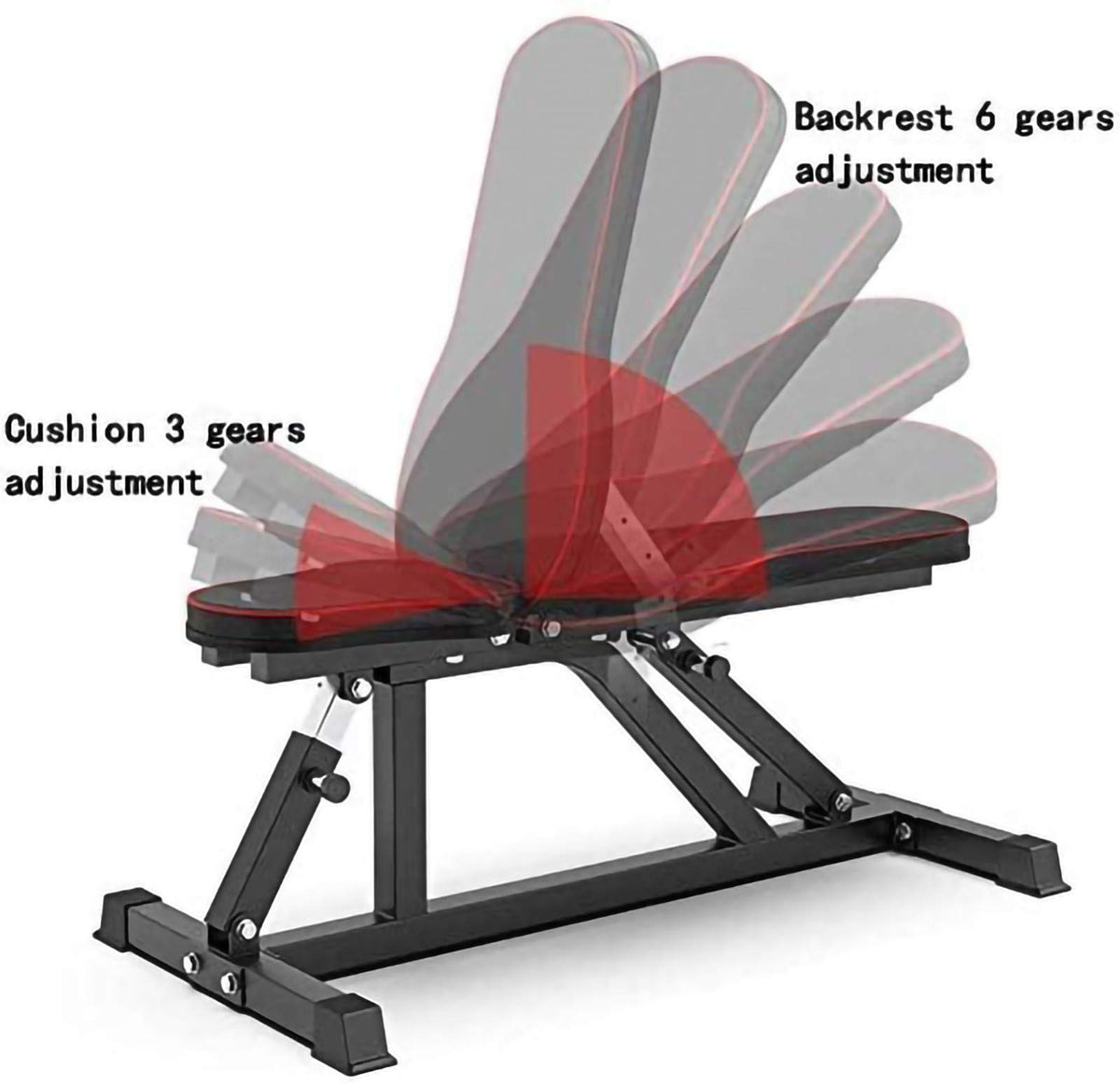 Adjustable Folding Incline Weight Bench for Strength Training