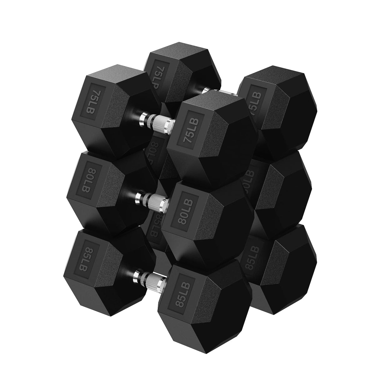 HANDBODE Hex Dumbbell Set 30–570 lb for Strength Training