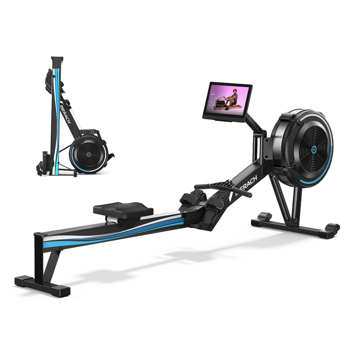 MERACH R50 Pro & R60N Indoor Rowing Machine with Backlit Monitor