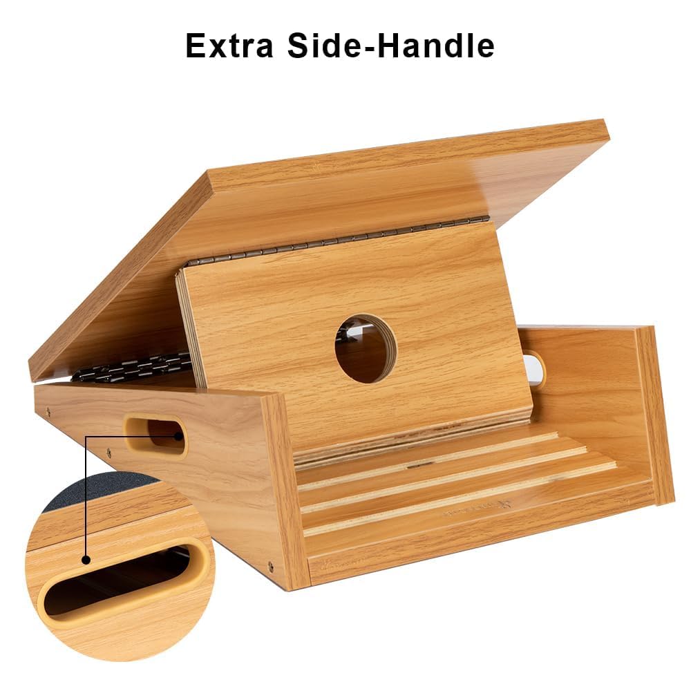 StrongTek Adjustable Wooden Slant Board & Calf Stretcher
