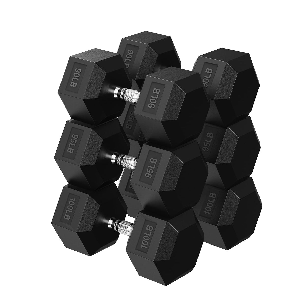 HANDBODE Hex Dumbbell Set 30–570 lb for Strength Training
