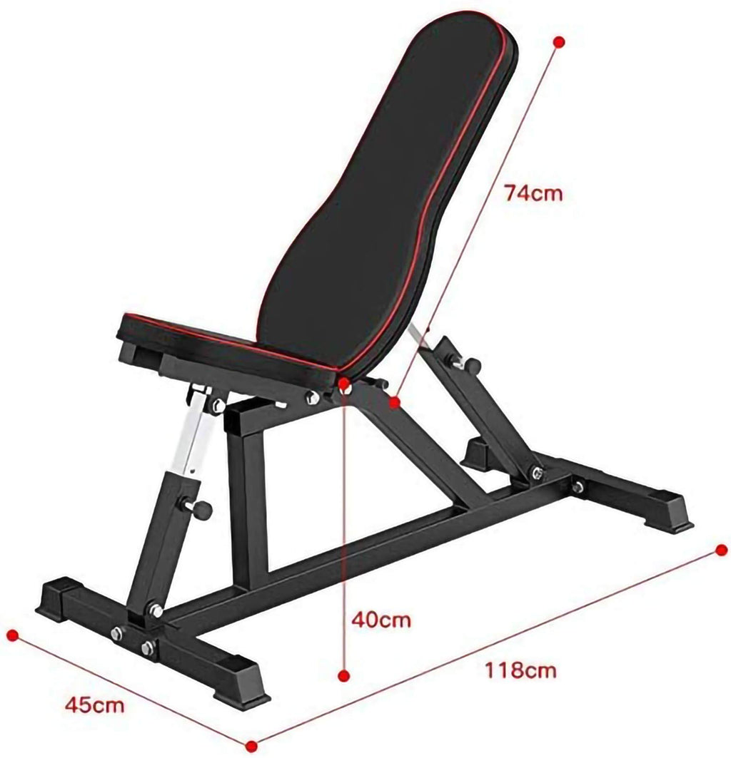 Adjustable Folding Incline Weight Bench for Strength Training