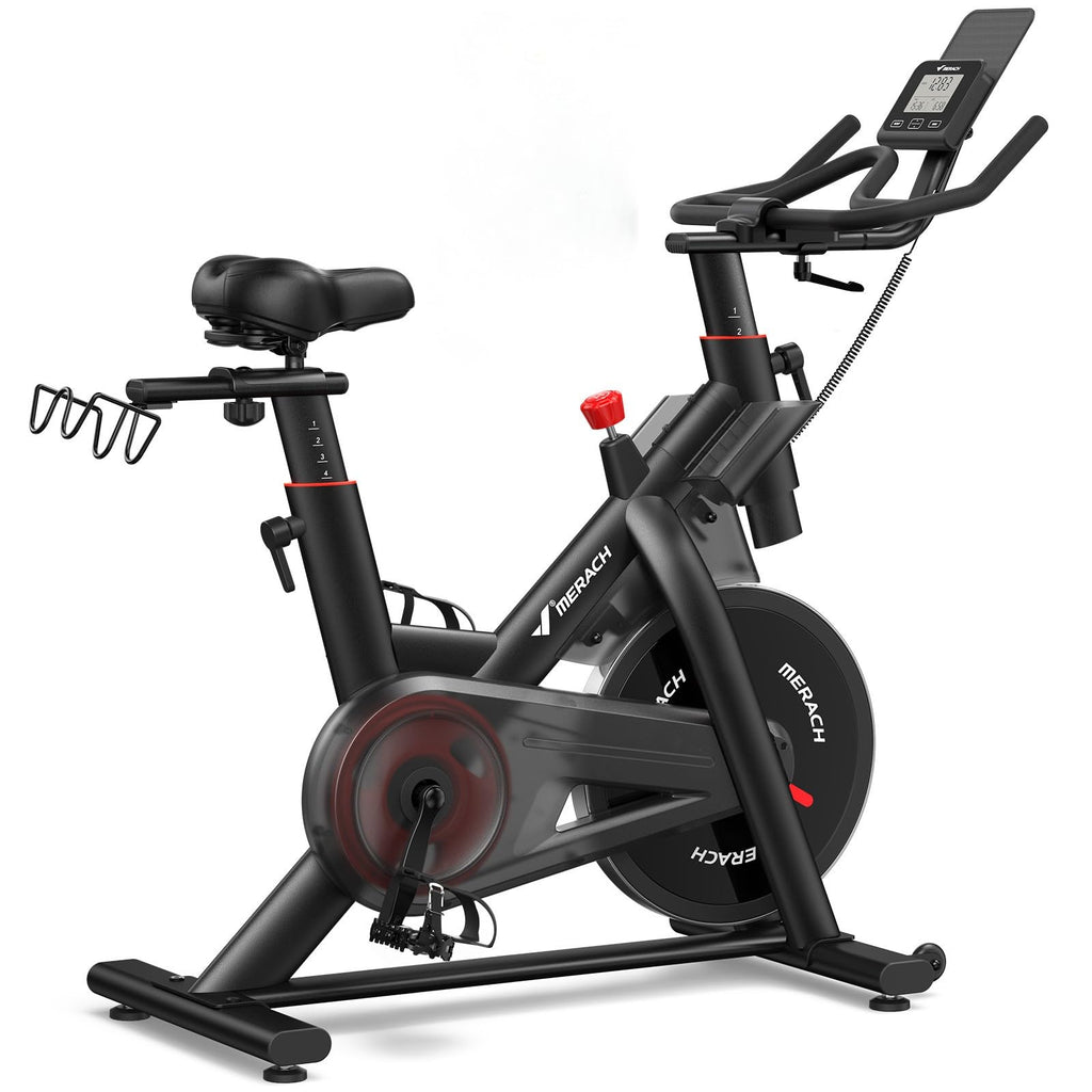 MERACH Magnetic Exercise Bike for Quiet Home Workouts