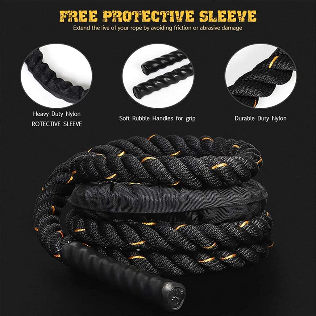 25mm Heavy Weighted Jump Rope for Strength & Fitness Training