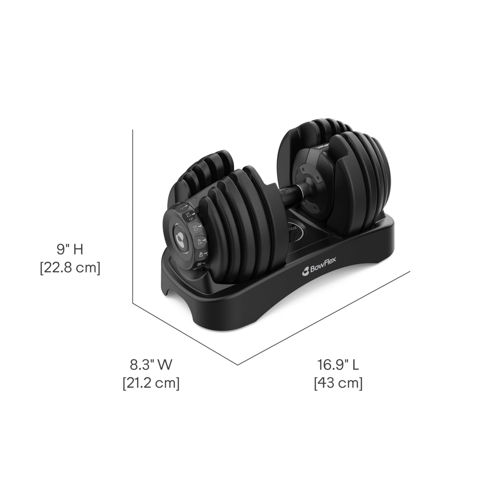 BowFlex SelectTech Adjustable Dumbbells for Strength Training