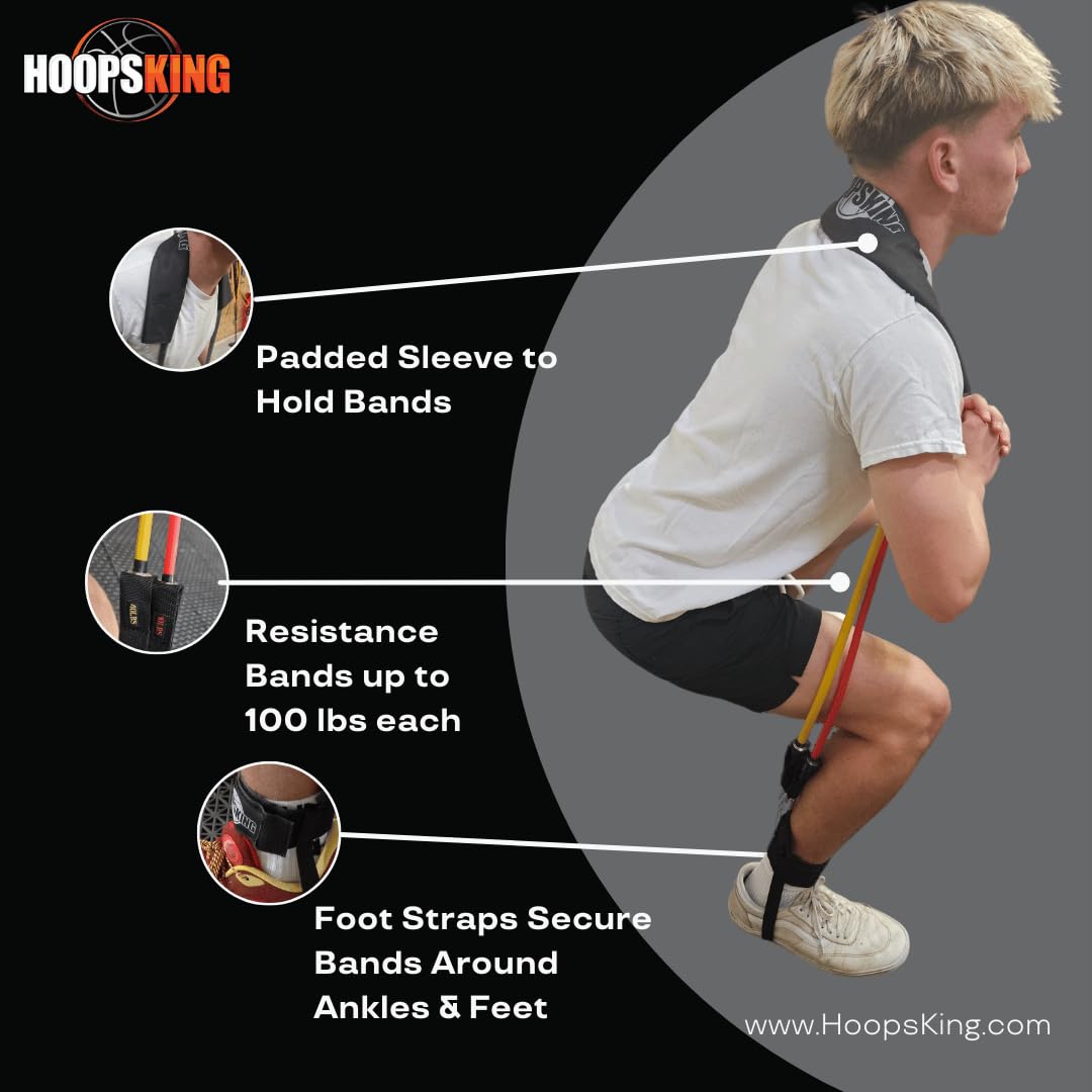 Vertical Jump Resistance Band Trainer – 3 Training Levels
