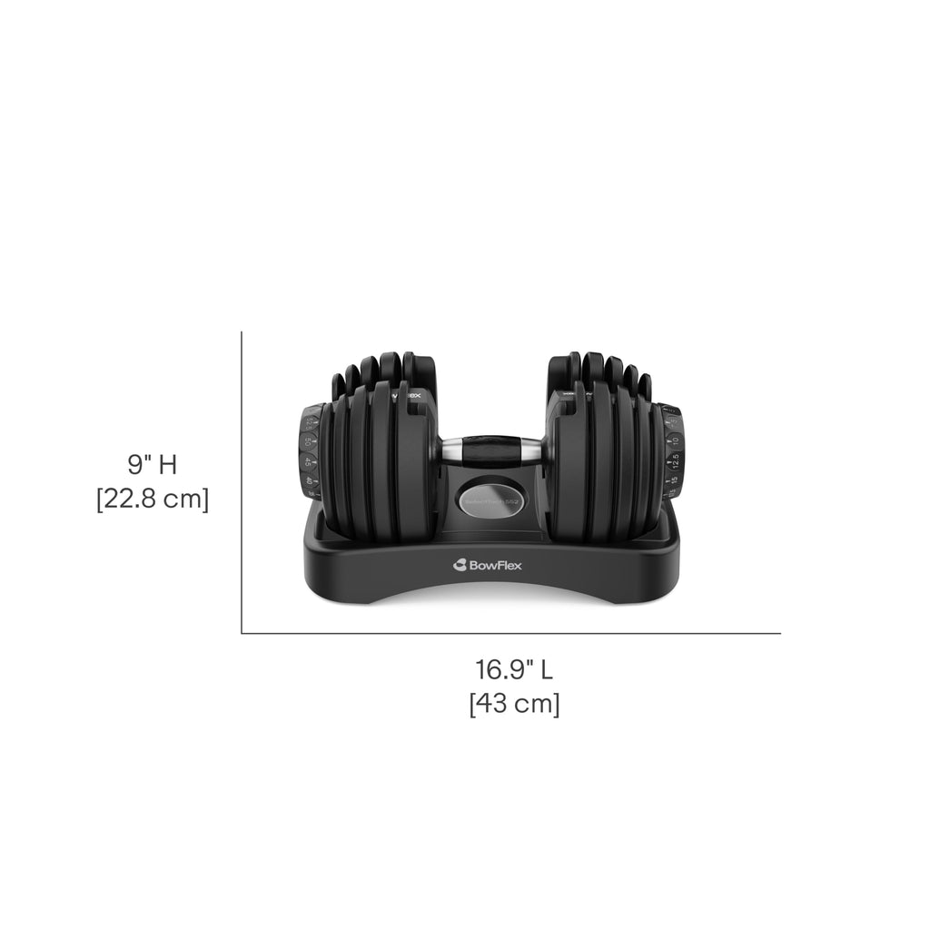 BowFlex SelectTech Adjustable Dumbbells for Strength Training