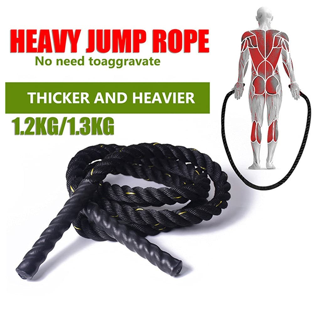 25mm Heavy Weighted Jump Rope for Strength & Fitness Training