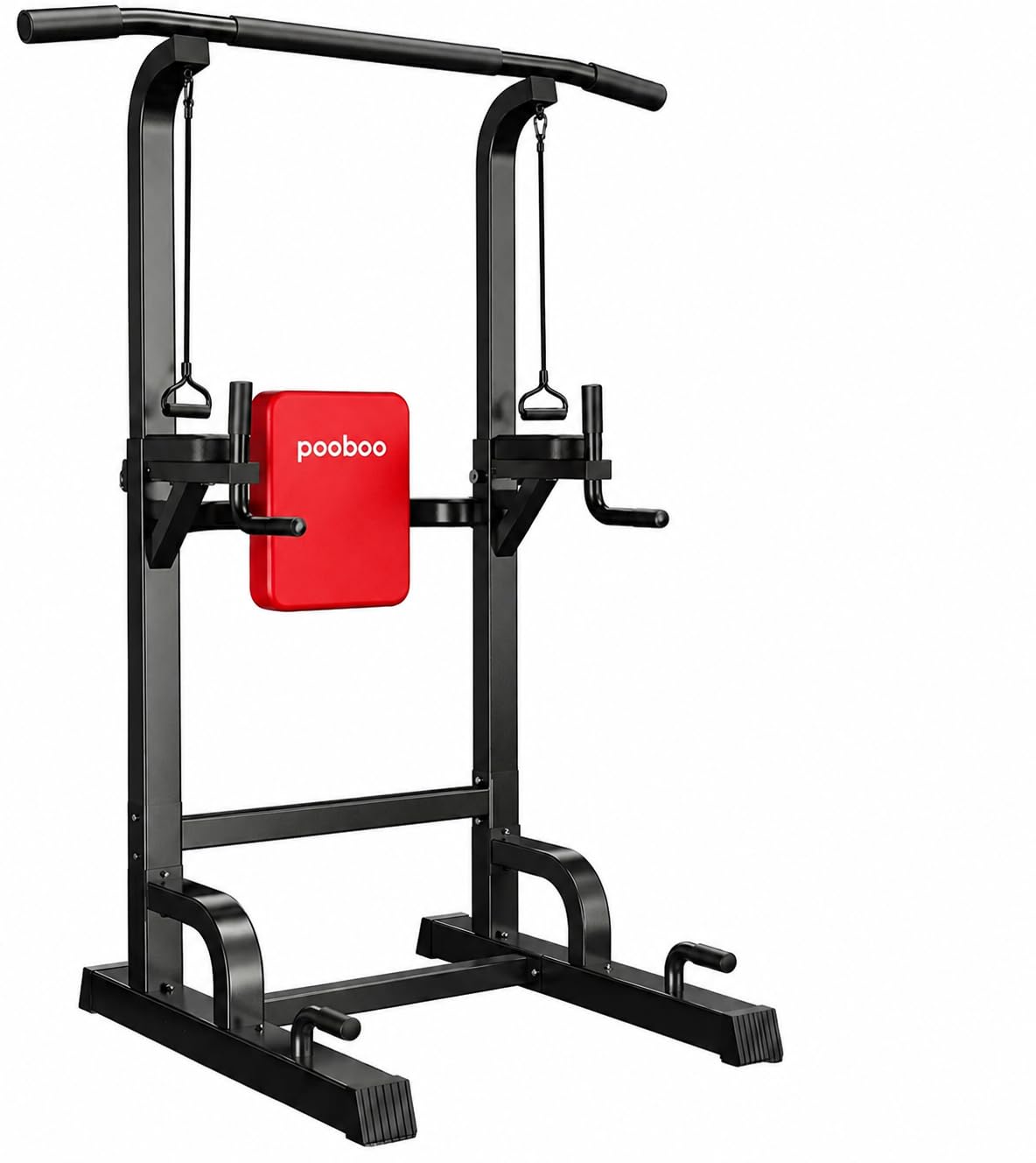 450LB Adjustable Pull-Up Bar Power Tower & Dip Station