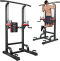 450LB Adjustable Pull-Up Bar Power Tower & Dip Station