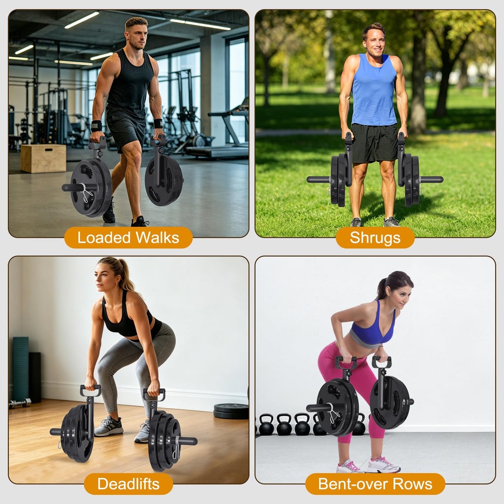 Kipika Farmers Carry Handles for Shrugs & Deadlifts