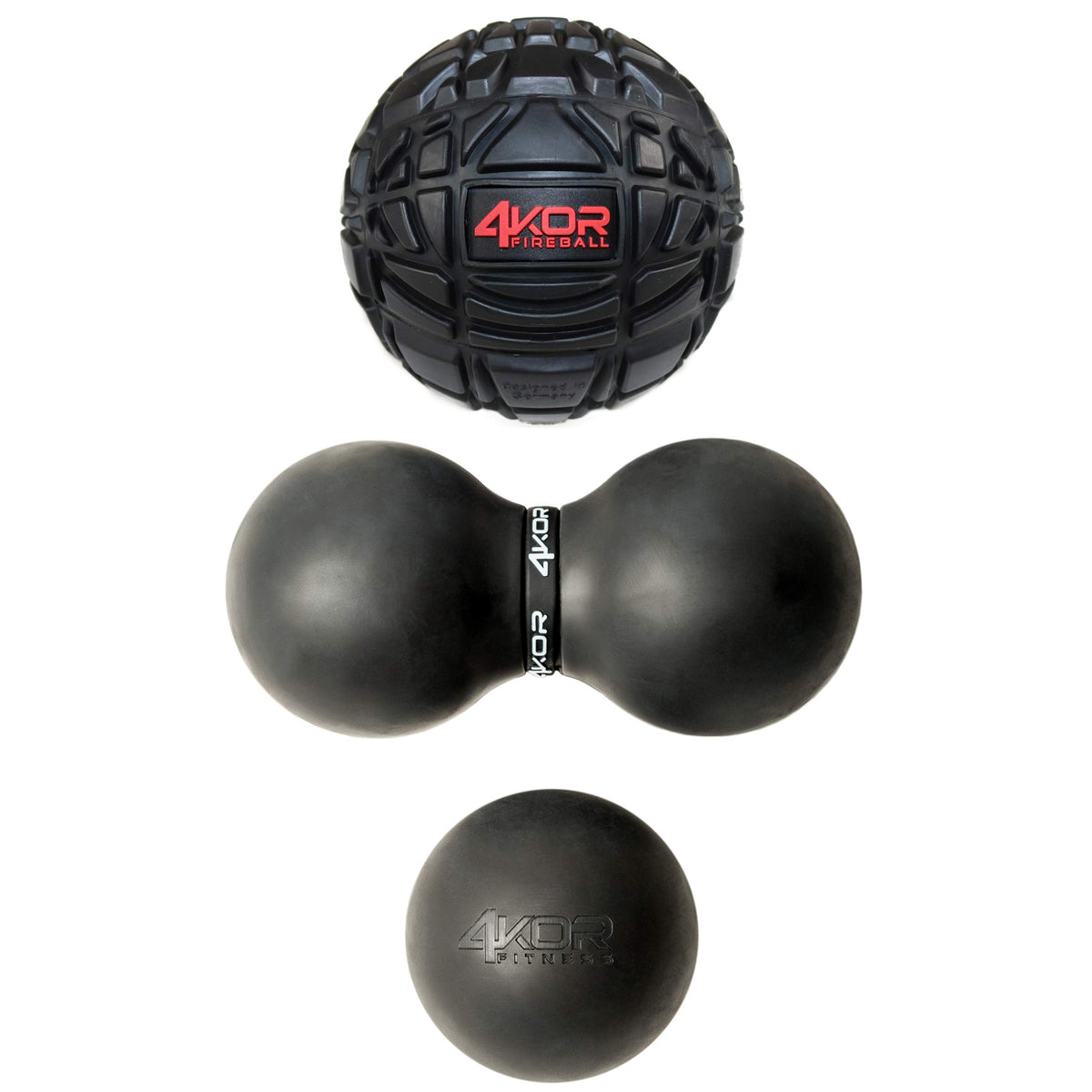 4KOR Trigger Point Massage Balls for Myofascial Release