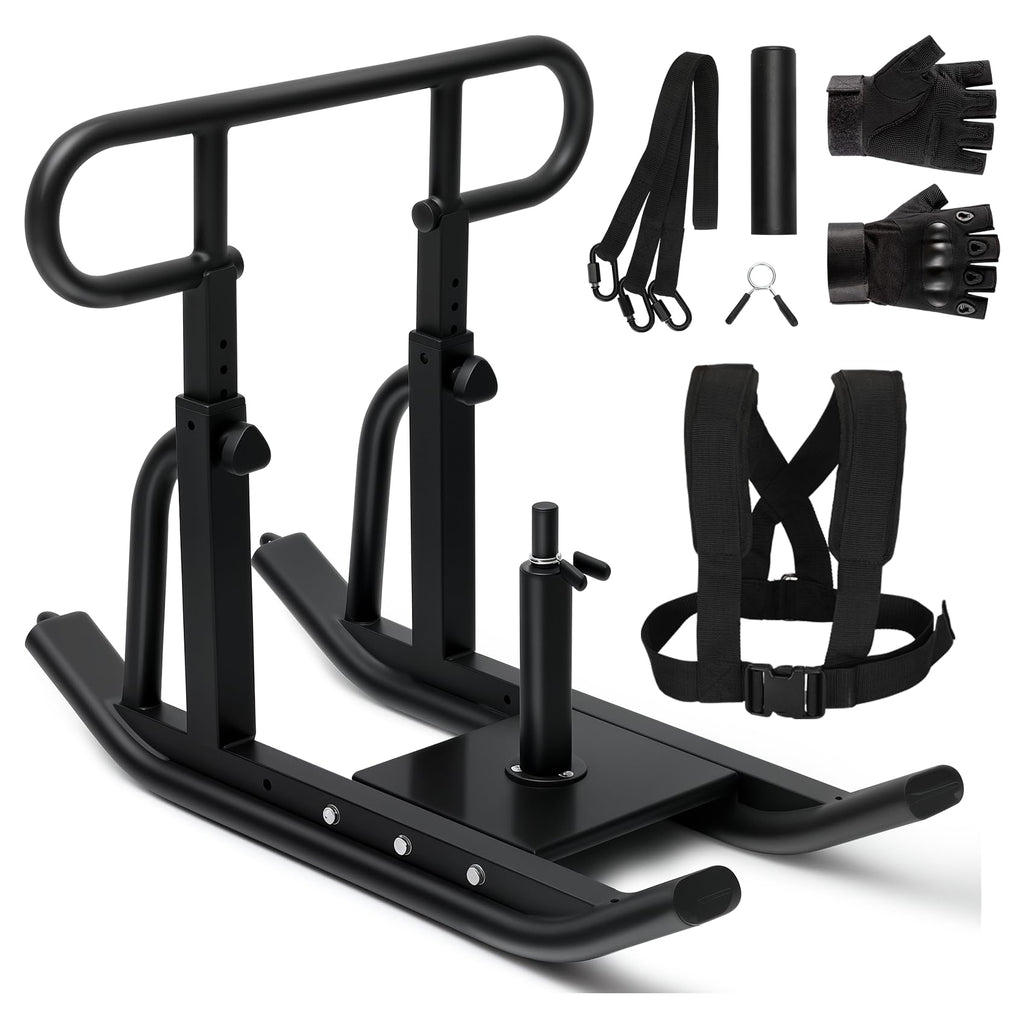 Heavy-Duty Adjustable Weight Sled for Strength Training