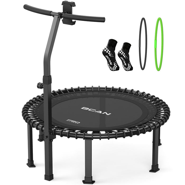 BCAN BT4 Soft Land Pro Rebounder Trampoline with Handle