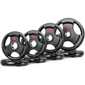 Rendpas 2-Inch Olympic Rubber Grip Weight Plates