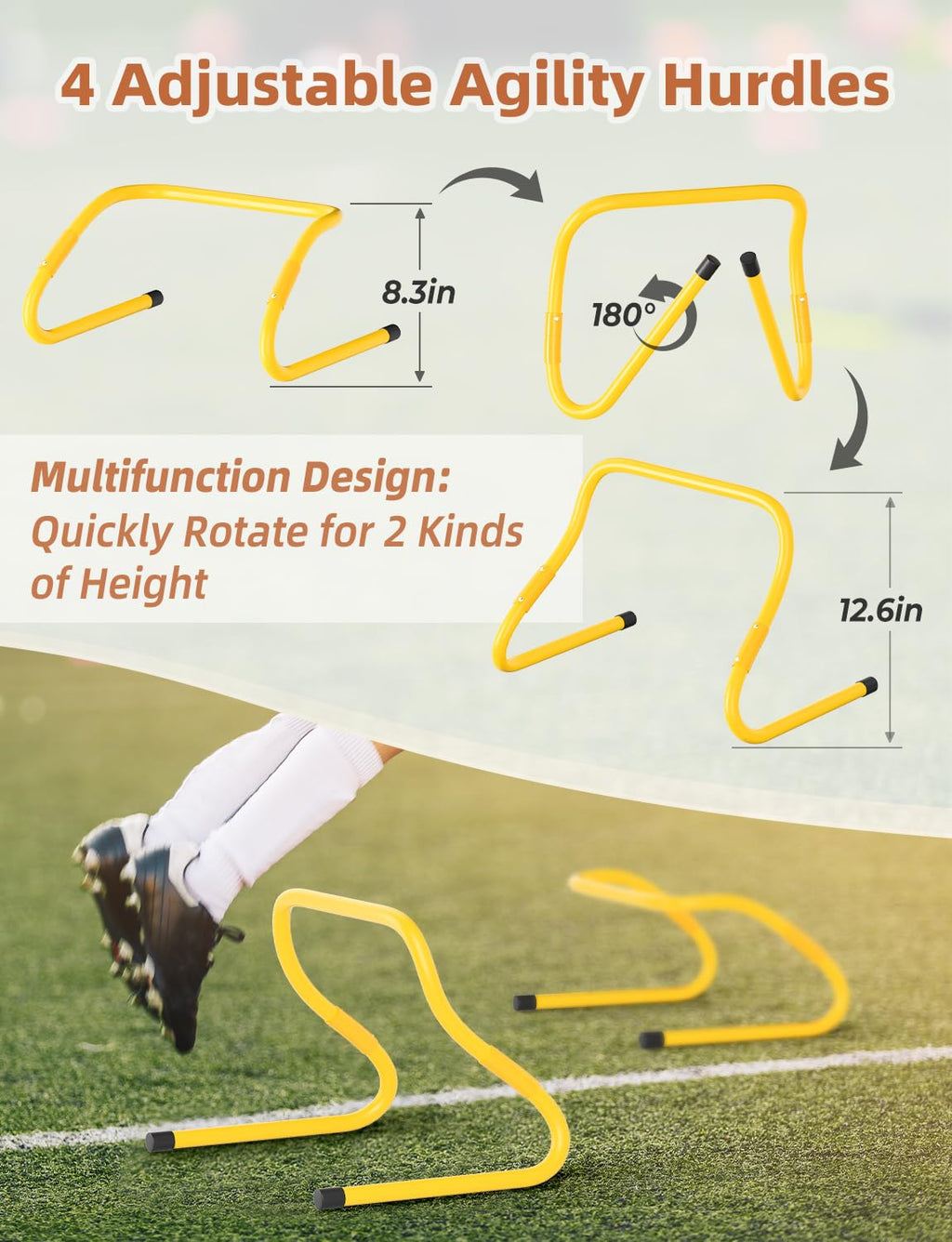 GHB Agility Ladder Football Training Equipment Set