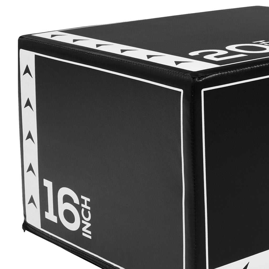 BalanceFrom 3-in-1 Foam Plyometric Jump Box for Home Gym