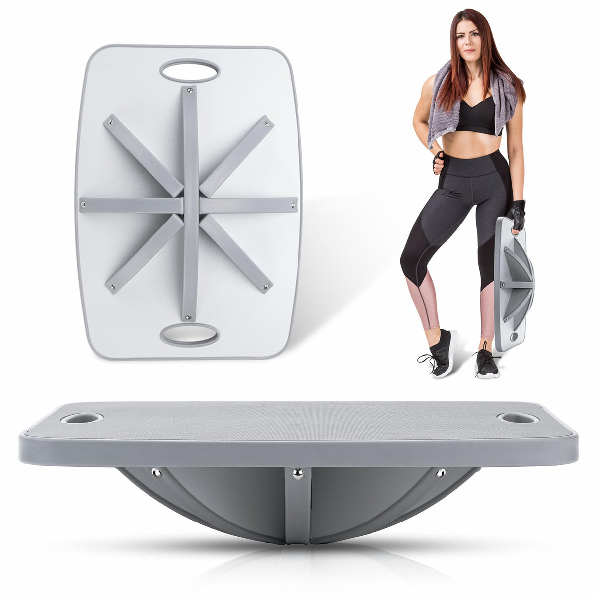Advanced Wooden Balance Board for Fitness & Physical Therapy
