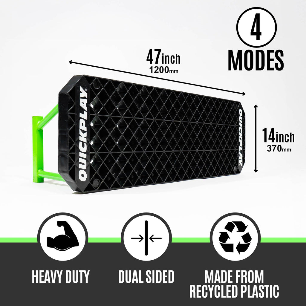 QUICKPLAY 4-in-1 Soccer Rebounder & Passing Trainer
