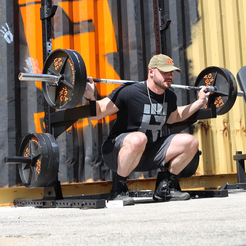 Rugged Strength & Fitness 500 lb Cast Iron Olympic Plate Set