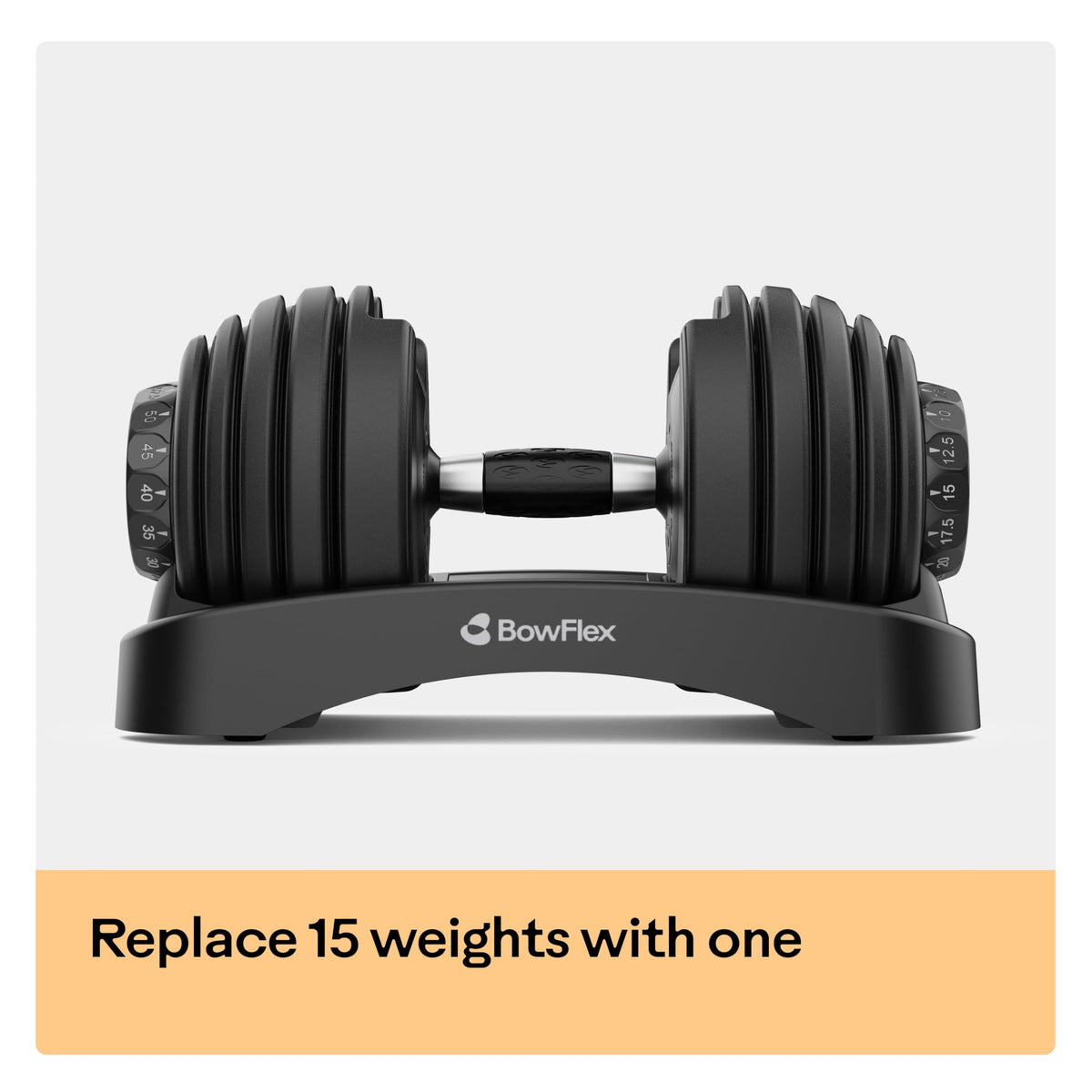 BowFlex SelectTech Adjustable Dumbbells for Strength Training