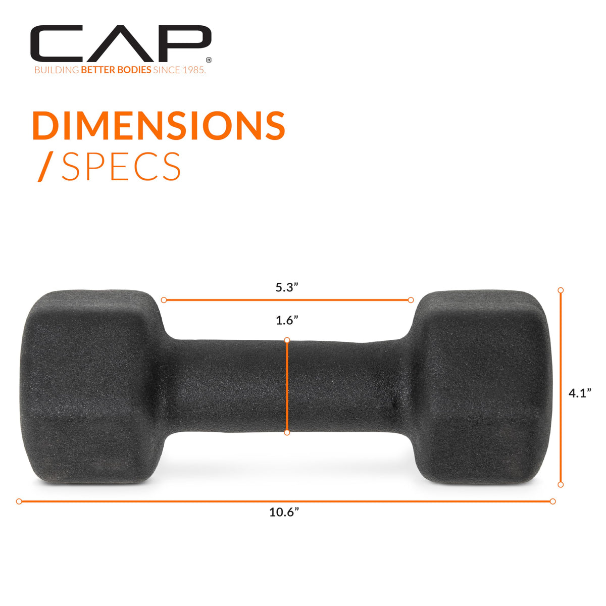 CAP Barbell Neoprene Dumbbell Set in Multiple Colors
