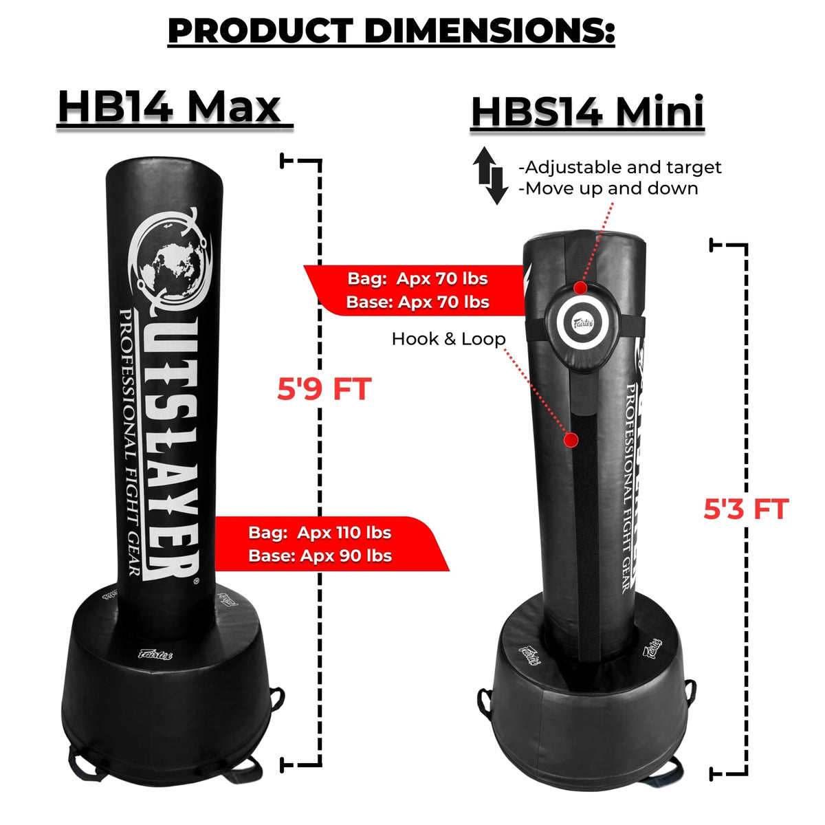 OutSlayer Max Free-Standing Heavy Duty Punching Bag