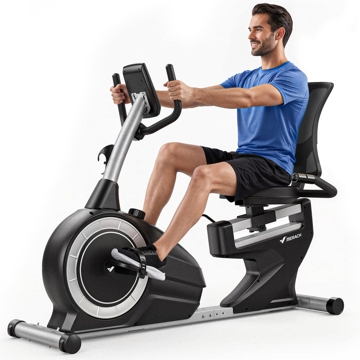 MERACH High-End Recumbent Exercise Bike for Home Fitness