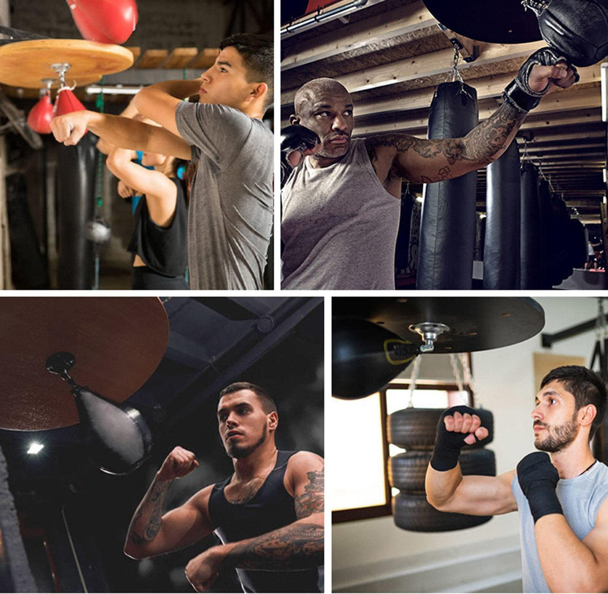 GOOBIX Wall-Mounted Speed Boxing Reflex Punching Bag