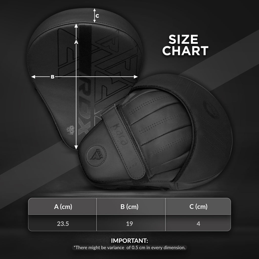 RDX Curved Focus Mitts for Boxing & Muay Thai Training