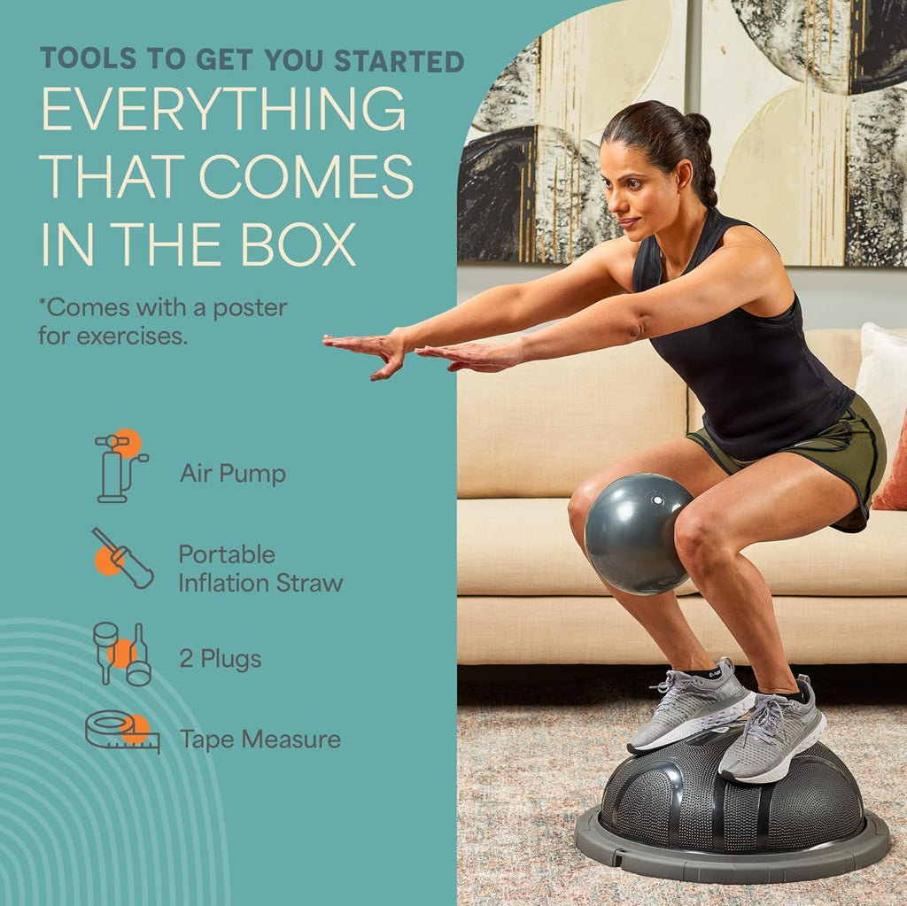 Lifepro Horizon Half Balance Ball Stability Trainer