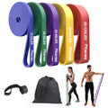 Fitense Pull-Up Resistance Band Set with Door Anchor