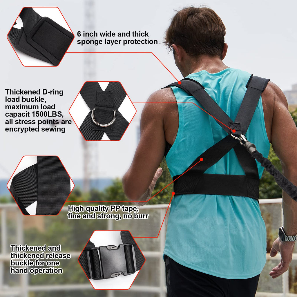 Sunsign Resistance Bungee Band for Sprint & Speed Training