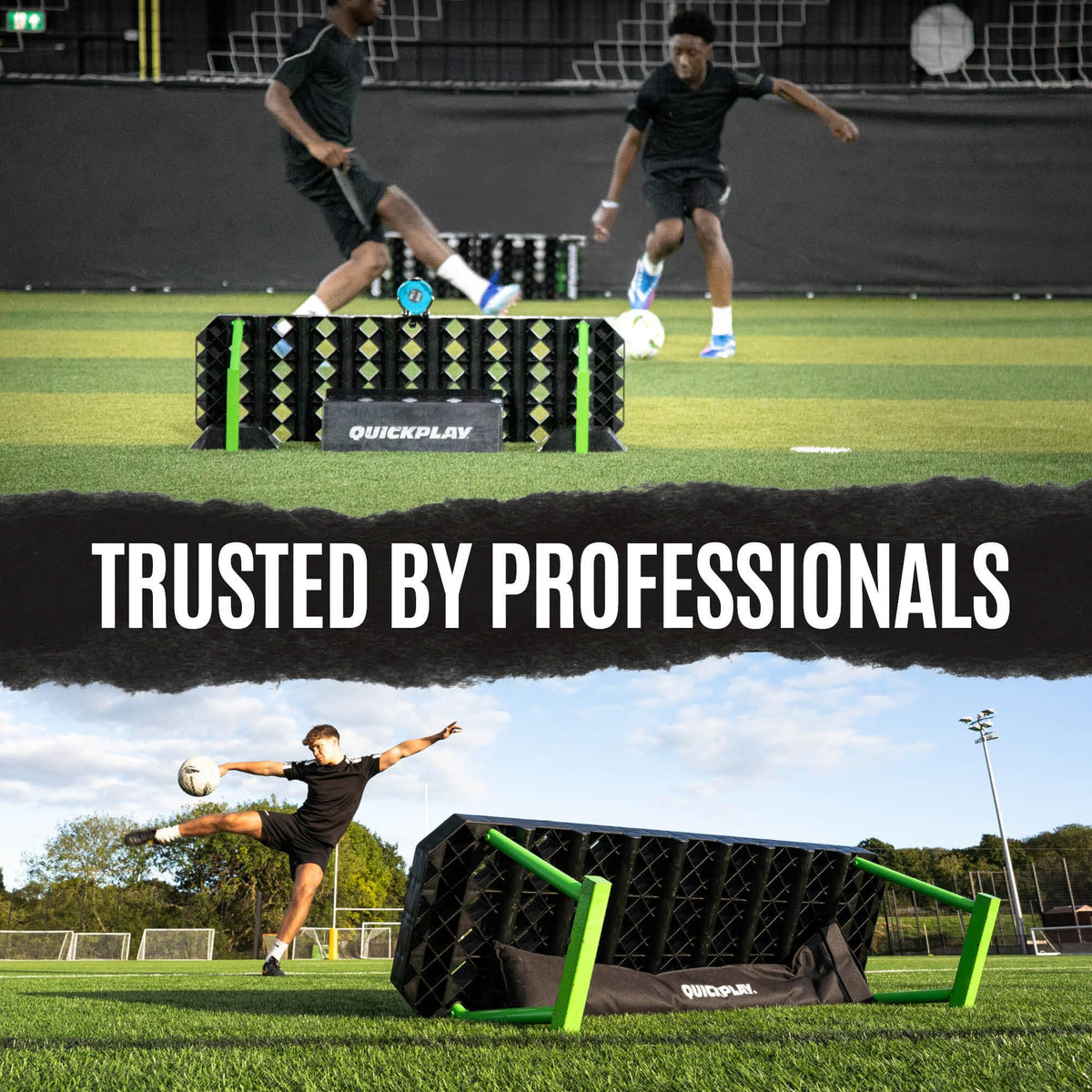 QUICKPLAY 4-in-1 Soccer Rebounder & Passing Trainer