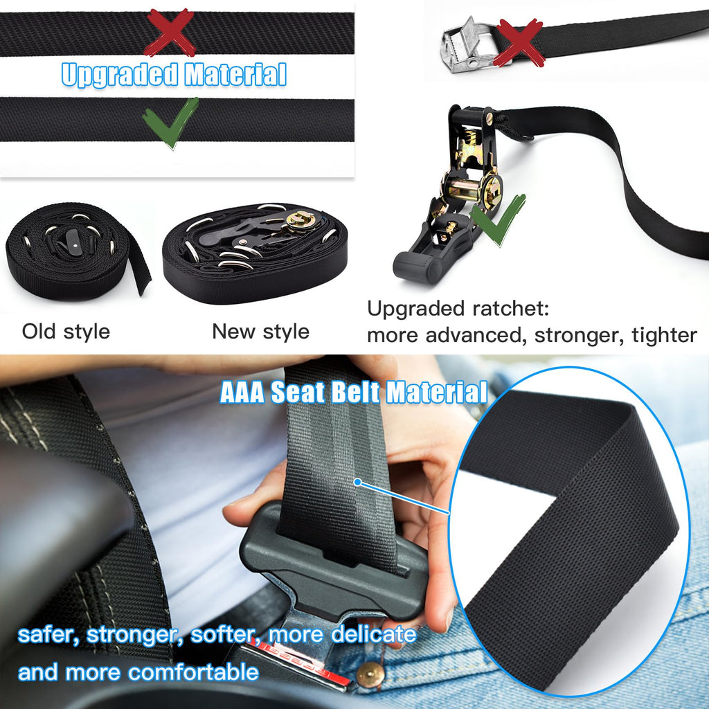 Brebebe Multi-Point Door Anchor Strap for Resistance Bands