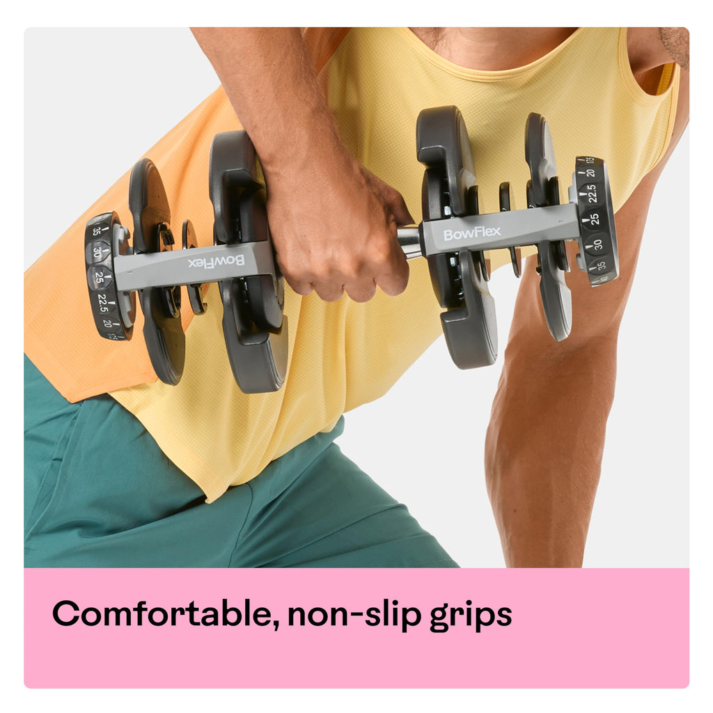 BowFlex SelectTech Adjustable Dumbbells for Strength Training