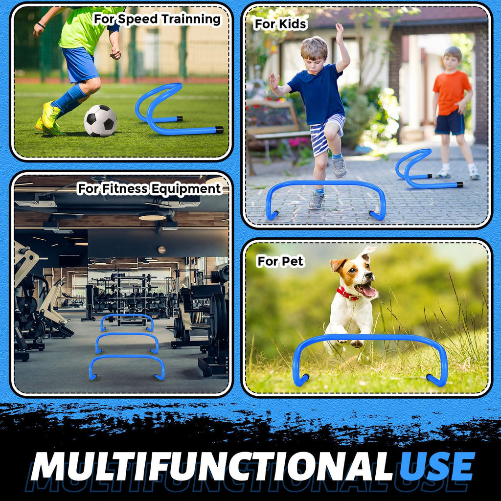 Wettarn 30-Piece 6-Inch Speed & Agility Training Hurdles