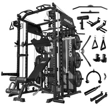 Mikolo Smith Machine with Weight Stack & Cable Crossover