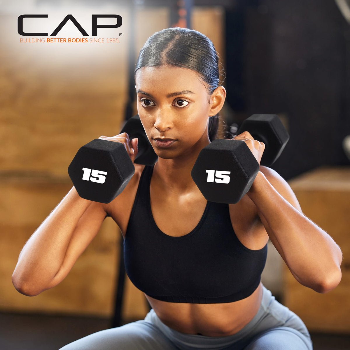 CAP Barbell Neoprene Dumbbell Set in Multiple Colors